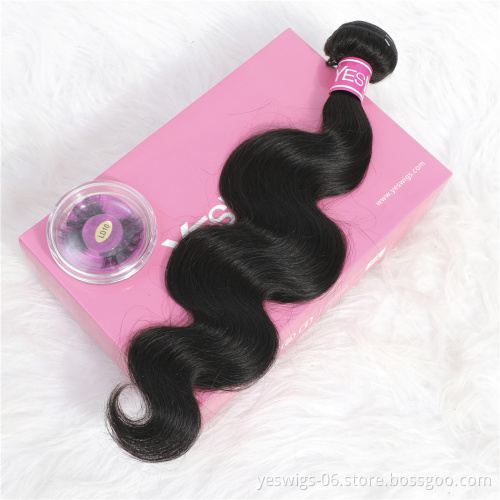 Yeswig Virgin Cuticle Aligned Hair 10A Grade Unprocessed Wholesale Virgin Hair Vendors Free Sample Mink Brazilian Human Hair